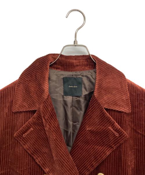 Spick and Span（スピック＆スパン）Spick and Span (スピック＆スパン) コーデュロイロングコート ブラウン サイズ:36の古着・服飾アイテム