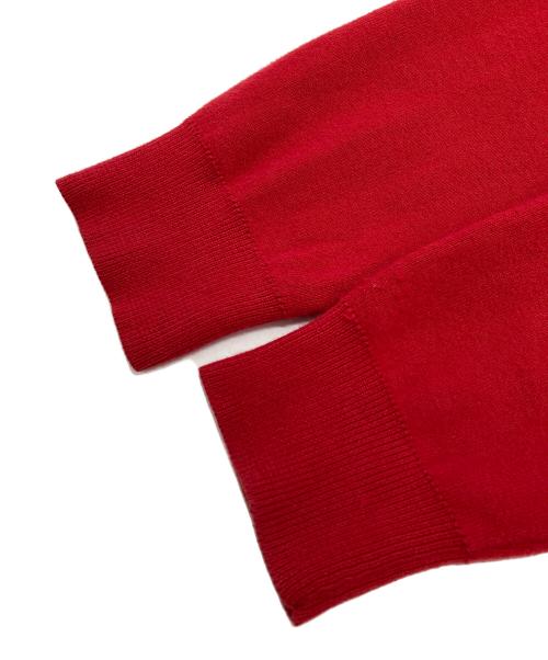 POLO RALPH LAUREN（ポロ・ラルフローレン）POLO RALPH LAUREN (ポロ・ラルフローレン) Vネックニット レッド サイズ:XSの古着・服飾アイテム