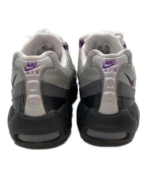 NIKE（ナイキ）NIKE (ナイキ) ウィメンズ エアマックス 95 パープル×ホワイト サイズ:24ｃｍの古着・服飾アイテム