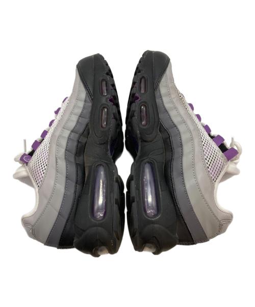 NIKE（ナイキ）NIKE (ナイキ) ウィメンズ エアマックス 95 パープル×ホワイト サイズ:24ｃｍの古着・服飾アイテム