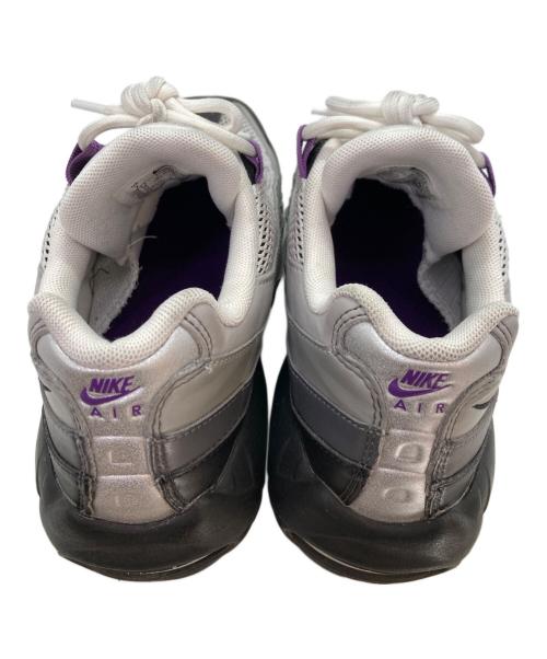 NIKE（ナイキ）NIKE (ナイキ) ウィメンズ エアマックス 95 パープル×ホワイト サイズ:24ｃｍの古着・服飾アイテム