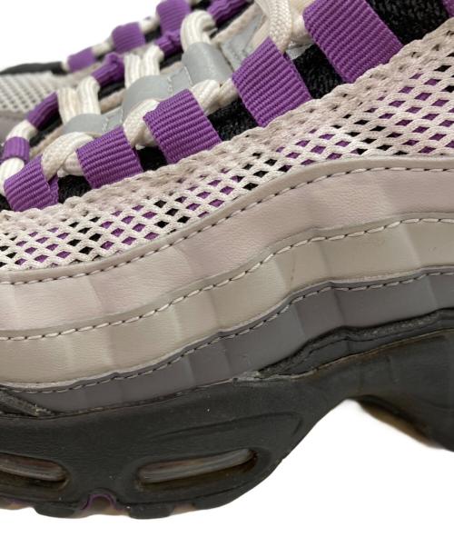 NIKE（ナイキ）NIKE (ナイキ) ウィメンズ エアマックス 95 パープル×ホワイト サイズ:24ｃｍの古着・服飾アイテム