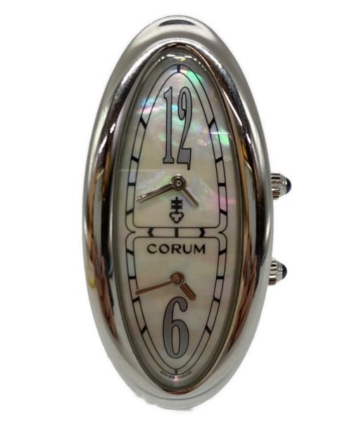 CORUM（コルム）CORUM (コルム) オーバル型腕時計 ホワイトの古着・服飾アイテム