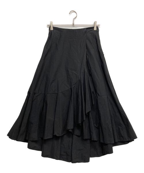 FRAY ID（フレイ アイディー）FRAY ID (フレイ アイディー) ラッフルスカート ブラック サイズ:1の古着・服飾アイテム
