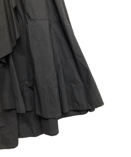 FRAY ID（フレイ アイディー）FRAY ID (フレイ アイディー) ラッフルスカート ブラック サイズ:1の古着・服飾アイテム