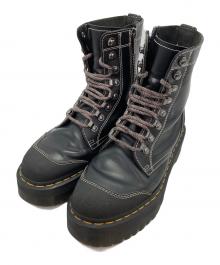 Dr.Martens（ドクターマーチン）の古着「MORENO 8ホールブーツ」｜ブラック