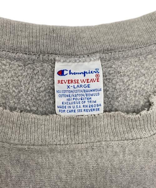 Champion REVERSE WEAVE（チャンピオン リバース ウィーブ）Champion REVERSE WEAVE (チャンピオン リバース ウィーブ) リバースウィーブスウェット グレー サイズ:XLの古着・服飾アイテム