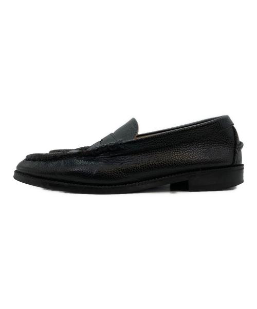 The Kenford fine shoes（ザ ケンフォードファインシューズ）THE KENFORD FINE SHOES (ザ ケンフォードファインシューズ) リザードエンボスローファー ブラック サイズ:25の古着・服飾アイテム
