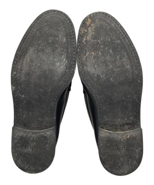 The Kenford fine shoes（ザ ケンフォードファインシューズ）THE KENFORD FINE SHOES (ザ ケンフォードファインシューズ) リザードエンボスローファー ブラック サイズ:25の古着・服飾アイテム