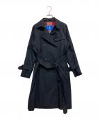 BLUE LABEL CRESTBRIDGEブルーレーベルクレストブリッジ）の古着「トレンチコート」｜ネイビー