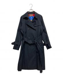 BLUE LABEL CRESTBRIDGE（ブルーレーベルクレストブリッジ）の古着「トレンチコート」｜ネイビー