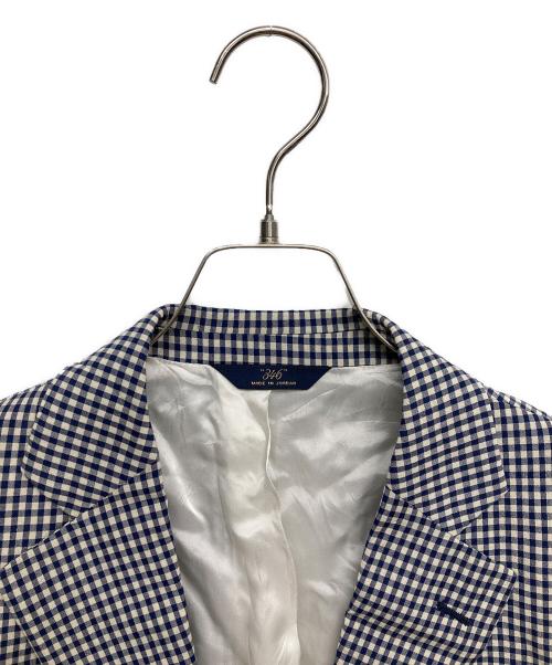 346 BROOKS BROTHERS（346 ブルックスブラザーズ）346 BROOKS BROTHERS (346 ブルックスブラザーズ) テーラードジャケット ブルー サイズ:40の古着・服飾アイテム