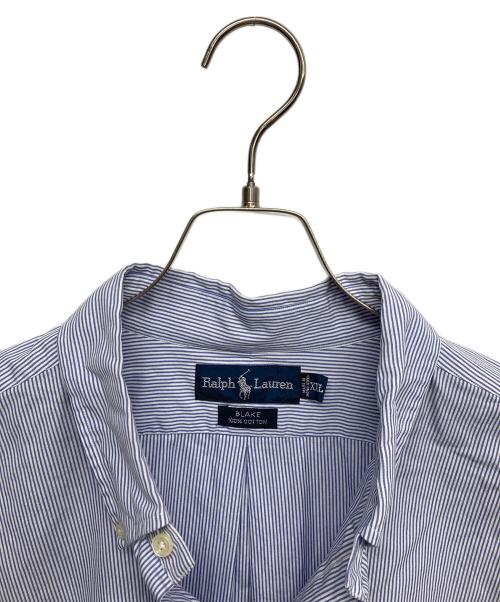 RALPH LAUREN（ラルフローレン）RALPH LAUREN (ラルフローレン) ストライプシャツ ブルー サイズ:XXLの古着・服飾アイテム