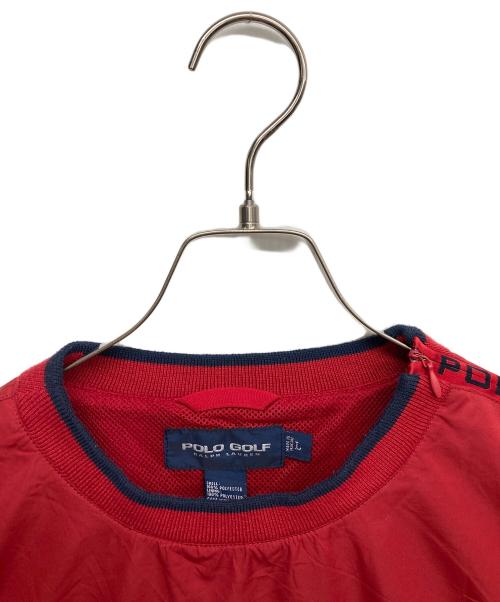 POLO GOLF（ポロ ゴルフ）POLO GOLF (ポロ ゴルフ) ナイロンカットソー レッド サイズ:Lの古着・服飾アイテム