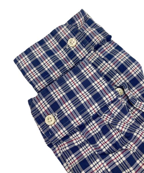 RALPH LAUREN（ラルフローレン）RALPH LAUREN (ラルフローレン) チェック長袖シャツ ブルー サイズ:XLの古着・服飾アイテム
