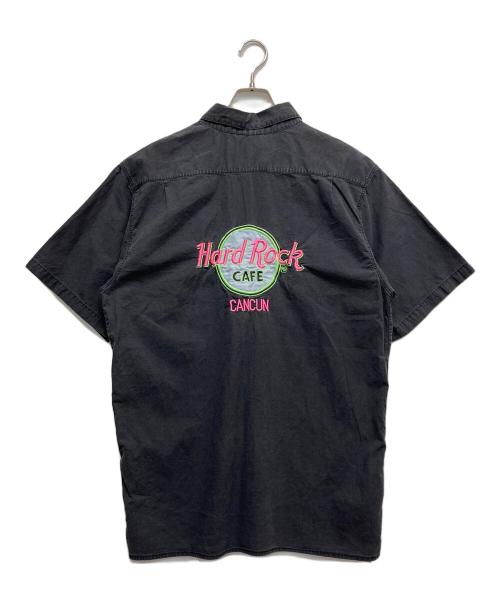Hard Rock cafe（ハードロックカフェ）Hard Rock cafe (ハードロックカフェ) 半袖シャツ ブラック サイズ:Lの古着・服飾アイテム