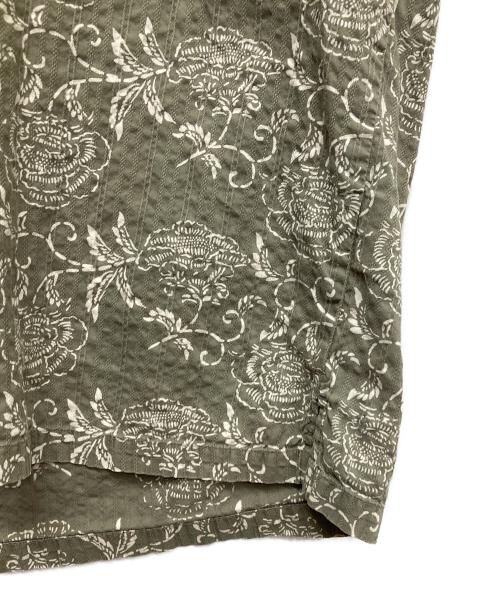 Columbia（コロンビア）Columbia (コロンビア) 総柄半袖シャツ 黄緑 サイズ:XLの古着・服飾アイテム