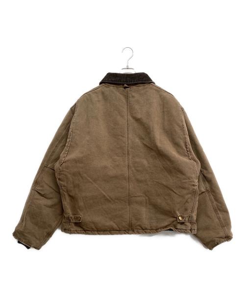 CarHartt（カーハート）CarHartt (カーハート) 企業ロゴトラディショナルジャケット ブラウン サイズ:2XLの古着・服飾アイテム