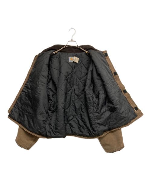 CarHartt（カーハート）CarHartt (カーハート) 企業ロゴトラディショナルジャケット ブラウン サイズ:2XLの古着・服飾アイテム