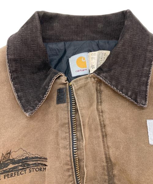 CarHartt（カーハート）CarHartt (カーハート) 企業ロゴトラディショナルジャケット ブラウン サイズ:2XLの古着・服飾アイテム