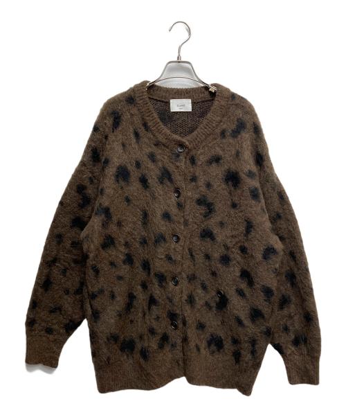 CLANE（クラネ）CLANE (クラネ) MOHAIR LOOSE KNIT CARDIGAN ブラウン サイズ:2の古着・服飾アイテム