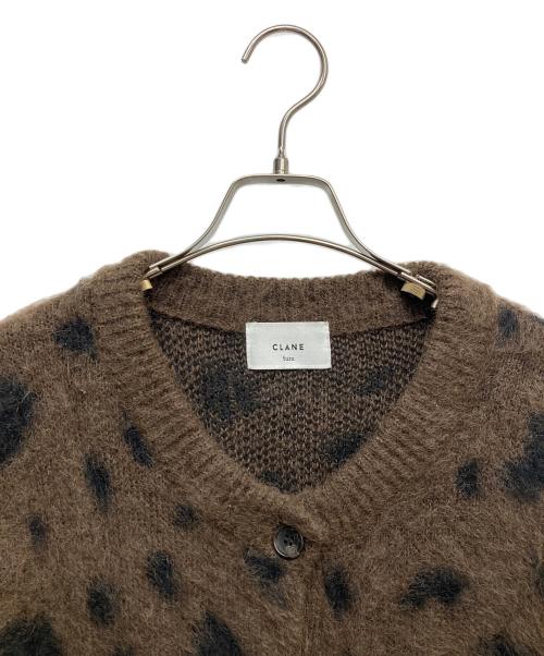 CLANE（クラネ）CLANE (クラネ) MOHAIR LOOSE KNIT CARDIGAN ブラウン サイズ:2の古着・服飾アイテム