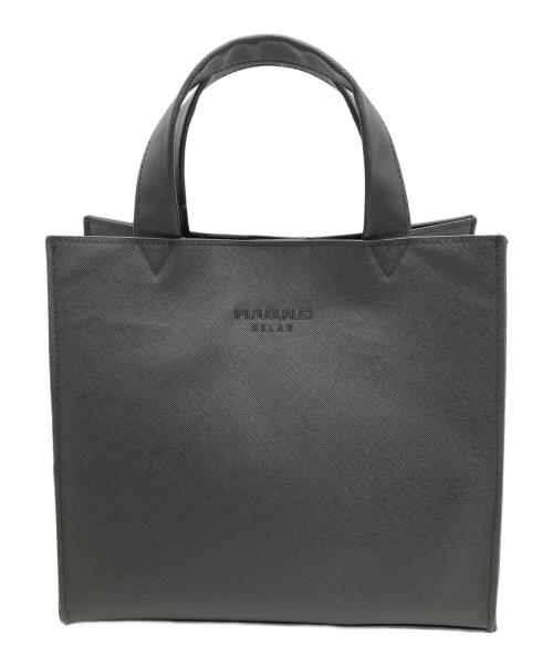 1PIU1UGUALE3 RELAX（ウノピゥウノウグァーレトレ リラックス）1PIU1UGUALE3 RELAX (ウノピゥウノウグァーレトレ リラックス) ハンドバッグ ブラックの古着・服飾アイテム