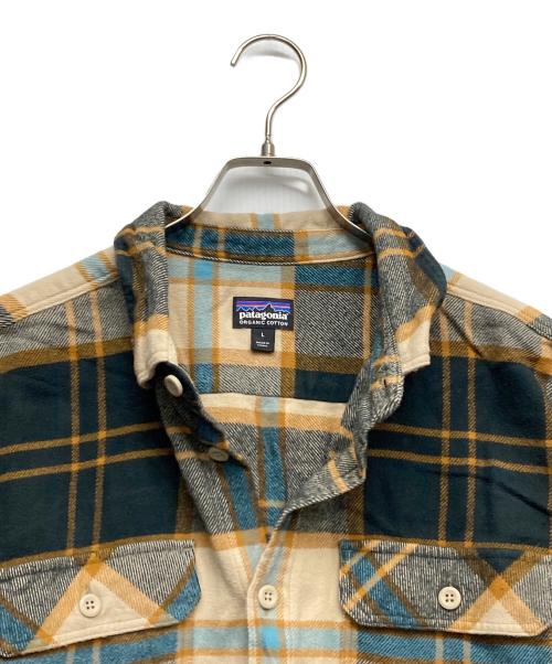 Patagonia（パタゴニア）Patagonia (パタゴニア) ロングスリーブ・フィヨルド・フランネル・シャツ グリーン サイズ:Lの古着・服飾アイテム