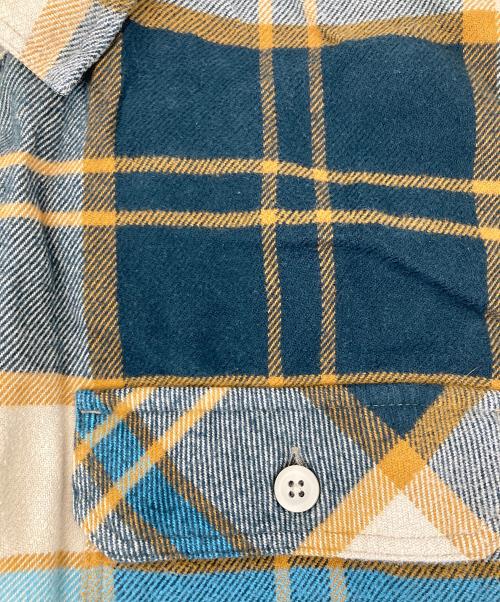 Patagonia（パタゴニア）Patagonia (パタゴニア) ロングスリーブ・フィヨルド・フランネル・シャツ グリーン サイズ:Lの古着・服飾アイテム