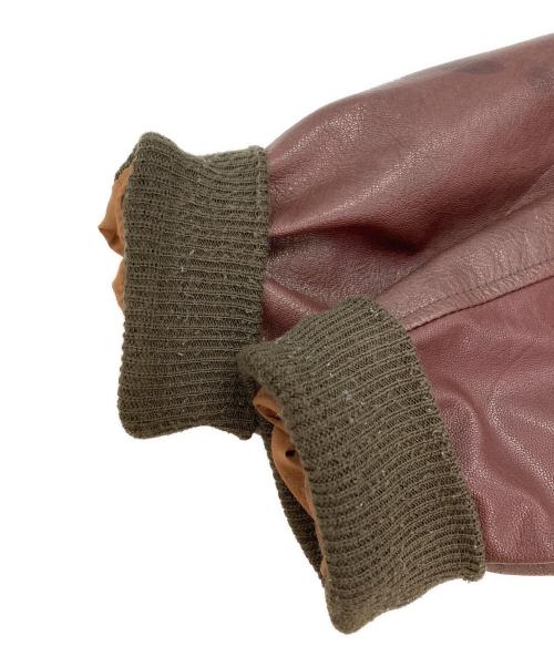 AVIREX（アヴィレックス）AVIREX (アヴィレックス) A-2レザージャケット ブラウン サイズ:46の古着・服飾アイテム