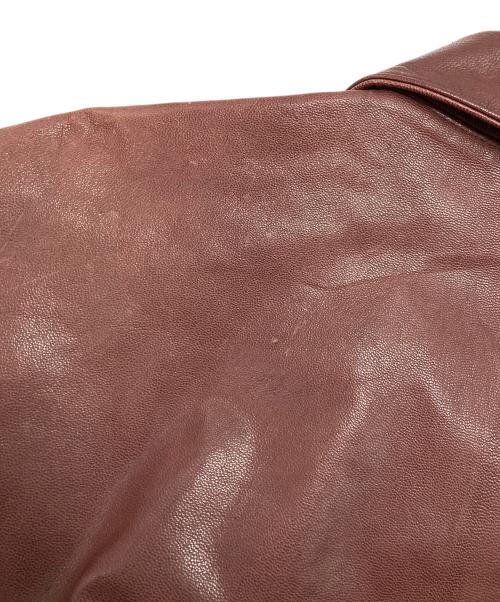 AVIREX（アヴィレックス）AVIREX (アヴィレックス) A-2レザージャケット ブラウン サイズ:46の古着・服飾アイテム