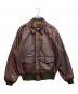 AVIREX（アヴィレックス）の古着「A-2レザージャケット」｜ブラウン