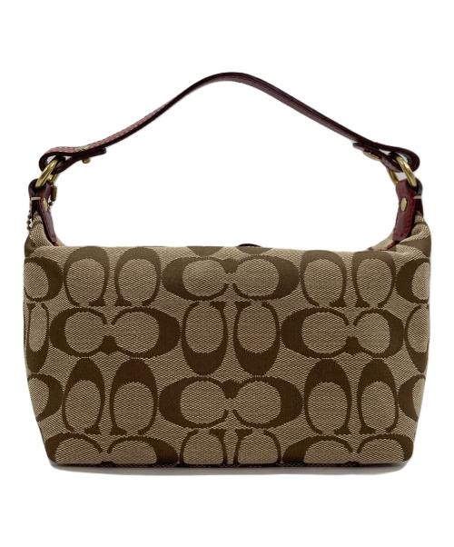 COACH（コーチ）COACH (コーチ) シグネチャーワンショルダーバッグ ベージュの古着・服飾アイテム