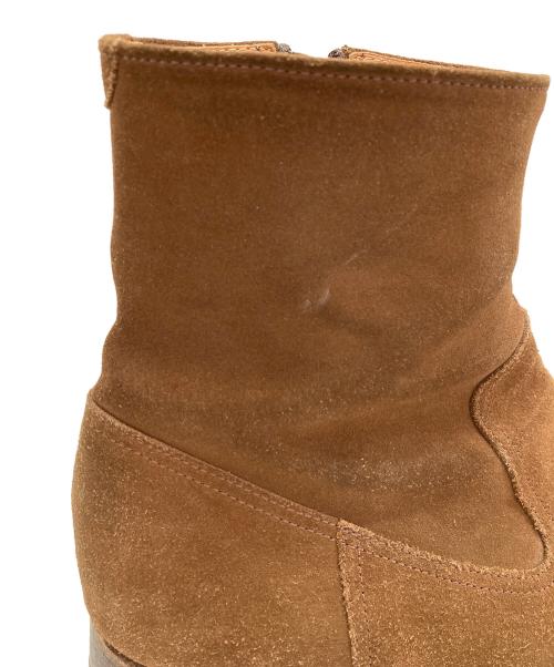 ATTACHMENT（アタッチメント）ATTACHMENT (アタッチメント) サイドジップスウェードブーツ ベージュ サイズ:41の古着・服飾アイテム