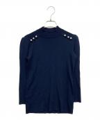 BORDERS at BALCONYボーダーズアットバルコニー）の古着「PEARL TOP」｜ネイビー