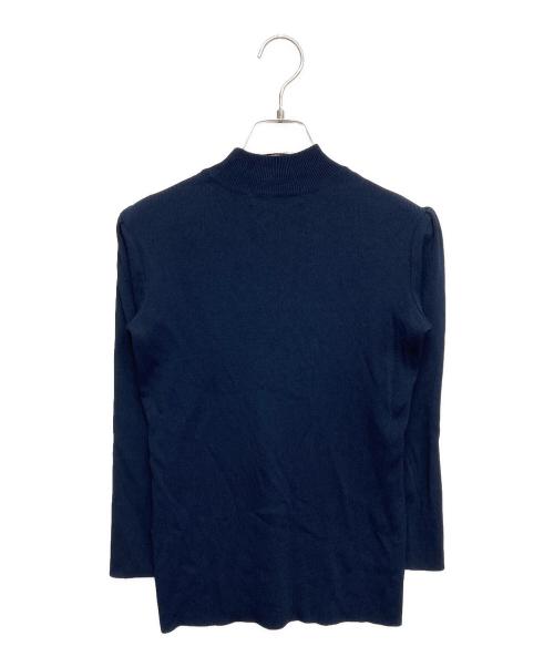 BORDERS at BALCONY（ボーダーズアットバルコニー）BORDERS AT BALCONY (ボーダーズアットバルコニー) PEARL TOP ネイビー サイズ:36の古着・服飾アイテム