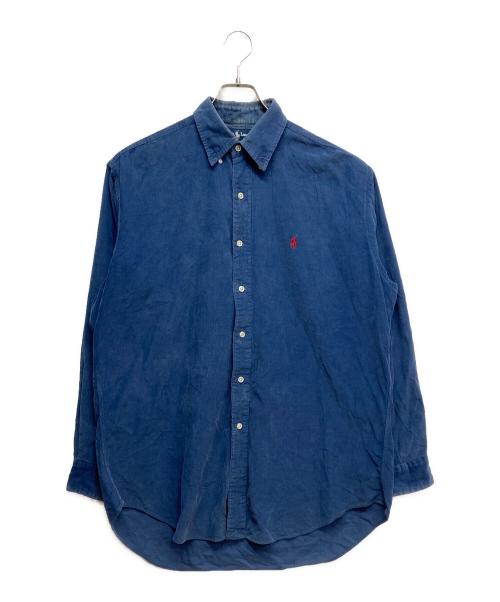 POLO RALPH LAUREN（ポロ・ラルフローレン）POLO RALPH LAUREN (ポロ・ラルフローレン) BLAKE コーデュロイシャツ ブルー サイズ:Mの古着・服飾アイテム