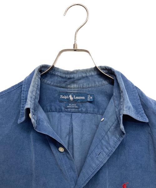 POLO RALPH LAUREN（ポロ・ラルフローレン）POLO RALPH LAUREN (ポロ・ラルフローレン) BLAKE コーデュロイシャツ ブルー サイズ:Mの古着・服飾アイテム