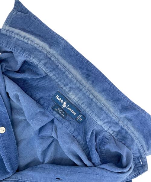POLO RALPH LAUREN（ポロ・ラルフローレン）POLO RALPH LAUREN (ポロ・ラルフローレン) BLAKE コーデュロイシャツ ブルー サイズ:Mの古着・服飾アイテム