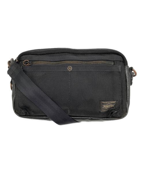 PORTER（ポーター）PORTER (ポーター) HEATショルダーバッグ ブラックの古着・服飾アイテム
