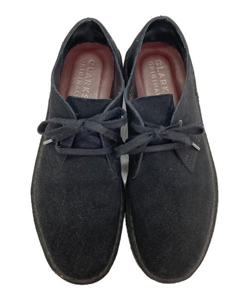 CLARKS（クラークス）CLARKS (クラークス) スウェードブーツ ブラック サイズ:26.5の古着・服飾アイテム