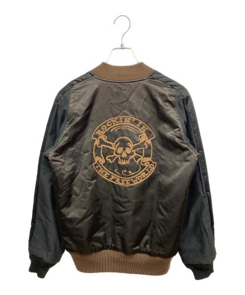 SKULL JEANS（スカルジーンズ）SKULL JEANS (スカルジーンズ) スカジャン ブラック サイズ:38の古着・服飾アイテム