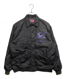 IGNITION FORTYFIVE（イグニッションフォーティーファイブ）の古着「イグニッション45 NUTS ART WORKS コーチジャケット」｜ブラック