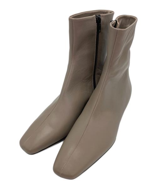 FABIO RUSCONI（ファビオルスコーニ）FABIO RUSCONI (ファビオルスコーニ) サイドジップブーツ ブラウン サイズ:23.5の古着・服飾アイテム