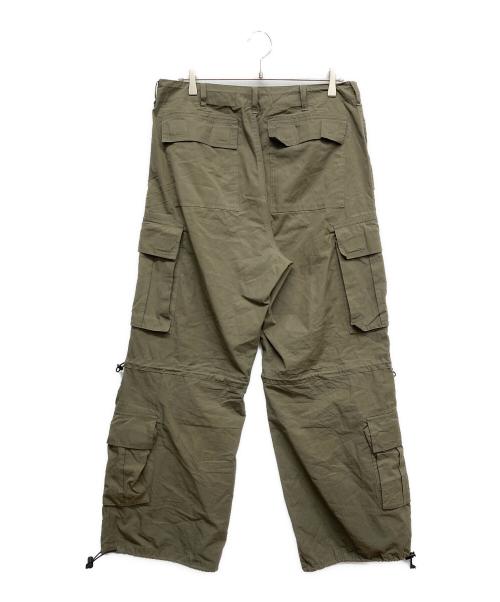 X-LARGE（エクストララージ）X-LARGE (エクストララージ) ワイドカーゴパンツ オリーブ サイズ:36の古着・服飾アイテム