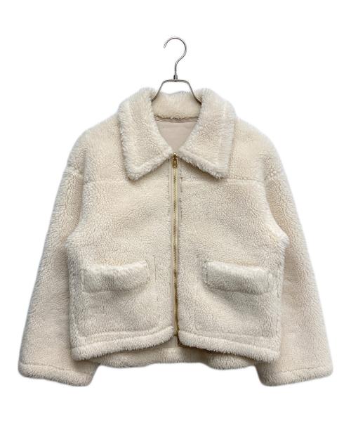 Diagram（ダイアグラム）Diagram (ダイアグラム) ボアフェイクムートンリバーシブルブルゾン ベージュ サイズ:36の古着・服飾アイテム