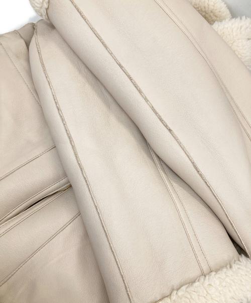 Diagram（ダイアグラム）Diagram (ダイアグラム) ボアフェイクムートンリバーシブルブルゾン ベージュ サイズ:36の古着・服飾アイテム