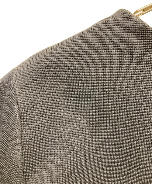 green label relaxing（グリーンレーベルリラクシング）green label relaxing (グリーンレーベルリラクシング) フォルム ゴールドボタン ノーカラー ニット カーディガン ネイビー サイズ:FREEの古着・服飾アイテム