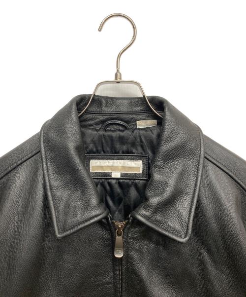 PERRY ELLIS（ペリーエリス）PERRY ELLIS (ペリーエリス) レザージャケット ブラック サイズ:Lの古着・服飾アイテム