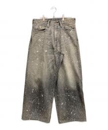 SUGARHILL（シュガーヒル）の古着「MOLDED DENIM TROUSERS WIDE CUT」｜グレー